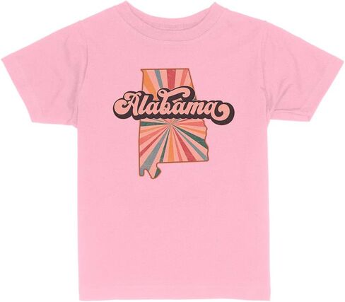Retro Alabama Toddler Kids T-Shirt in Saudi Arabia