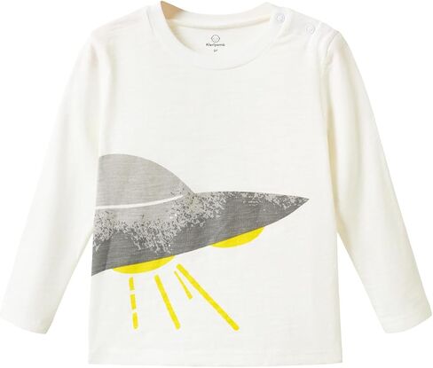 Toddler T-Shirt Long Sleeve Tee Cotton Shirt Daily Wear for Girls Boys 12 Months to 6T in Saudi Arabia