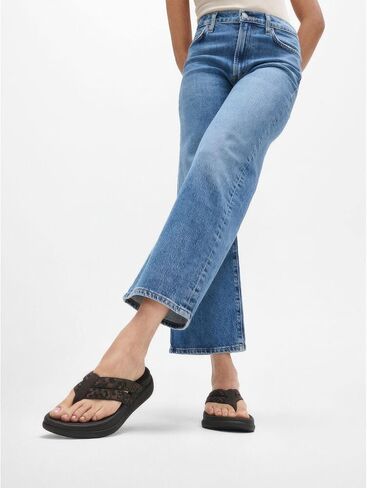 Fitflop Women F-Mode Go Leopard Wabbing Strappy Flip-Flops Wedge Sandal in Saudi Arabia