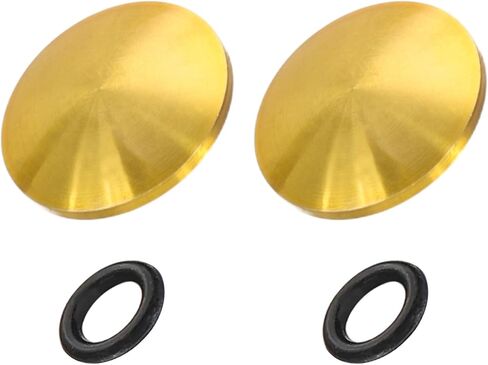 PATIKIL Camera Shutter Button, 2 Pack 10mm Convex Surface Shutter Release Buttons Pure Copper Camera Button for Nikon for Fujifilm for Leica DSLR/SLR, Dark Red in Saudi Arabia