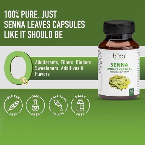 bixa BOTANICAL Senna Leaves Powder (Cassia angustifolia), 1 Pound (16 Oz) - Natural Herbal Laxative | Ayurvedic Herbal Supplement to Support Digestive Function in Saudi Arabia