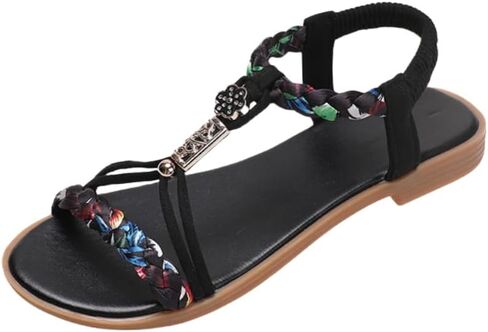 Women's Big Size Slip-On Open-Toe Shoes – Stylish Casual Design with Breathable in Saudi Arabia