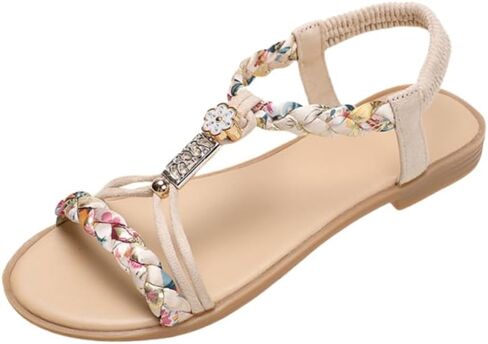 Women's Big Size Slip-On Open-Toe Shoes – Stylish Casual Design with Breathable in Saudi Arabia