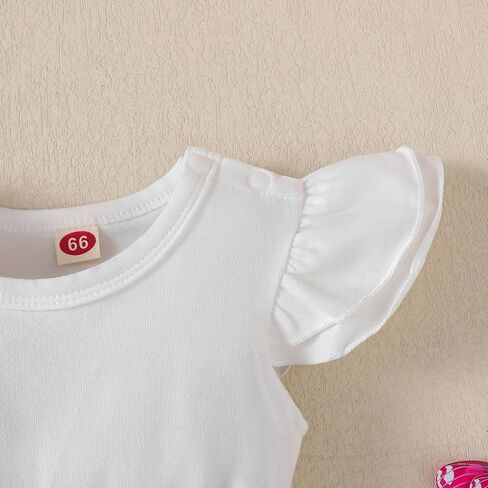 Baby Girls Tutu Dress Infant Ruffle Sleeve Bodysuit Newborn Solid Tulle Skirt Sets Butterfly Headband Romper Outfit in Kuwait