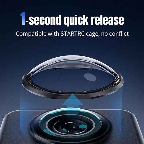 Lens Guard/Lens Protective Cover for DJI Osmo 360, 9H hardness High transmittance,Waterproof Dustproof (Optical Glass) in Saudi Arabia
