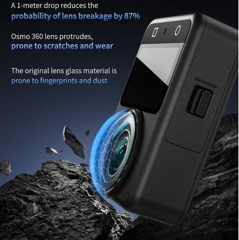 Lens Guard/Lens Protective Cover for DJI Osmo 360, 9H hardness High transmittance,Waterproof Dustproof (Optical Glass) in Saudi Arabia
