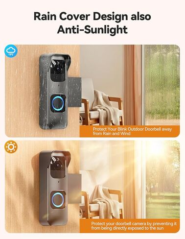 مضاد للسرقة Blink 1st Gen Doorbhers Mount Bracket Wide-Hand (ليس لعام 2025 أحدث طرازات GE in Kuwait