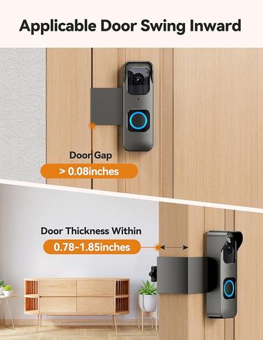 مضاد للسرقة Blink 1st Gen Doorbhers Mount Bracket Wide-Hand (ليس لعام 2025 أحدث طرازات GE in Kuwait