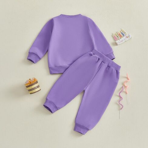 GOOCHEER Baby Boy Girl First Birthday Outfit 1 Cake Long Sleeve Pullover Sweatshirt + Long Pants Set Fall Winter Clothes in Saudi Arabia