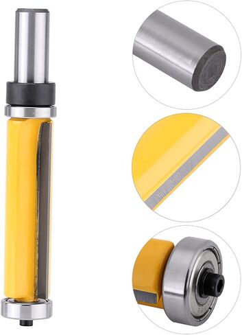 Straight Router Bit, 1/2" Shank Woodworking Finishing Tool 2-1/2"L x 3/4''Dia in Saudi Arabia