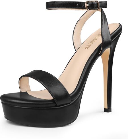 Merumote Heels for Women Open Open Tee Heeled Sandals Strap Soy Sexy High Cheels لأحذية مضخات الزفاف الأنيقة in Kuwait