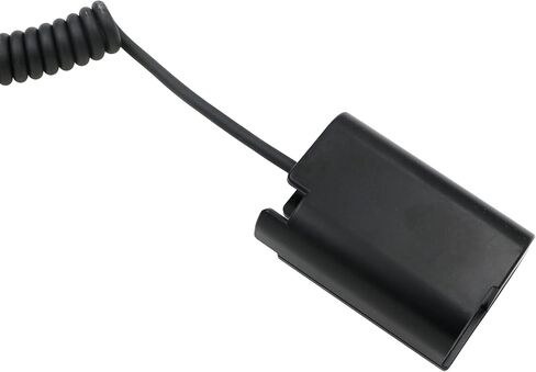 Alvin’s Cables DMW-DCC17 DMW-BLK22 Dummy Battery to D-tap Power Adapter Coiled Cable for Panasonic Lumix S5 S5II S5K S5C GH6 GH5II G9 G9II Camera in Saudi Arabia