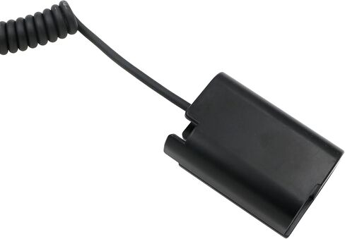 Alvin’s Cables DMW-DCC17 DMW-BLK22 Dummy Battery to D-tap Power Adapter Coiled Cable for Panasonic Lumix S5 S5II S5K S5C GH6 GH5II G9 G9II Camera in Saudi Arabia