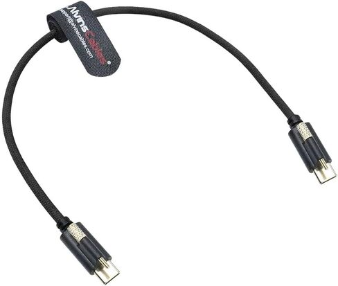 Alvin's Cables Ultra-Flexible Locking USB-C to USB-C Data-Transfer Cable for Blackmagic Pyxis Monitor, URSA Cine EVF, USB-C 3.2 10Gbps High-Speed Cable for Blackmagic Micro Studio 4K G2, 3.3ft Red in Saudi Arabia