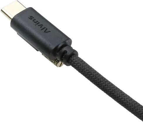 Alvin's Cables Ultra-Flexible Locking USB-C to USB-C Data-Transfer Cable for Blackmagic Pyxis Monitor, URSA Cine EVF, USB-C 3.2 10Gbps High-Speed Cable for Blackmagic Micro Studio 4K G2, 3.3ft Red in Saudi Arabia