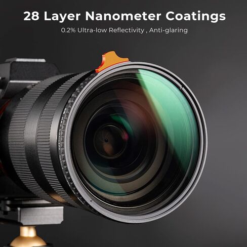 82mm Variable ND3-1000 Lens Filter & 77-82mm (2PCS) Step Up Filter Adapter Rings Kit, for 77mm Lens Add 82mm Filter in Saudi Arabia