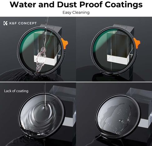 82mm Variable ND3-1000 Lens Filter & 77-82mm (2PCS) Step Up Filter Adapter Rings Kit, for 77mm Lens Add 82mm Filter in Saudi Arabia