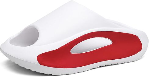 Slide Sandals Men Women Platform Sandals With Comfortable Pillow Slippers Non-Slip Lightweight Shower Shoes in Kuwait