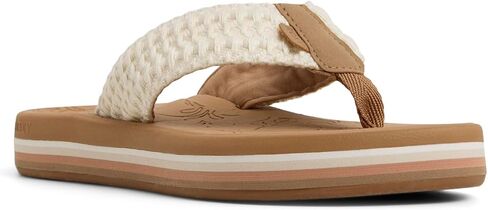 Roxy Women's Colbee Hi Flip-Flop ، Cream ، 10 in Kuwait