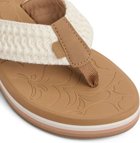 Roxy Women's Colbee Hi Flip-Flop ، Cream ، 10 in Kuwait