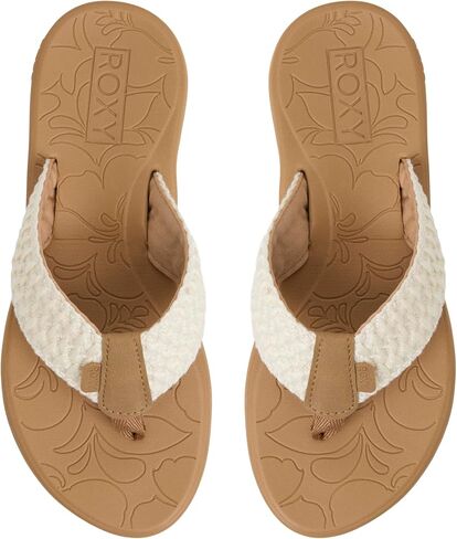 Roxy Women's Colbee Hi Flip-Flop ، Cream ، 10 in Kuwait