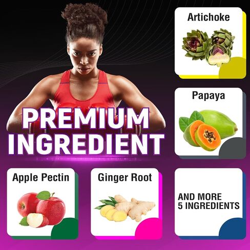 CIVIMUNA Artichoke Capsules 6650mg - Artichoke, Papaya, Apple Pectin - 3 Months Supply in Saudi Arabia
