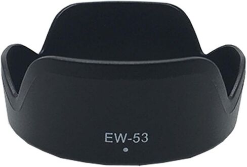 EW-53 Lens Hood لـ Canon RF-S 18-45mm F4.5-6.3 هو STM على إكسسوارات الكاميرا EOS R50 R100 R10 ، EW53 TULIP FLOWER 49MM HOOD in Saudi Arabia