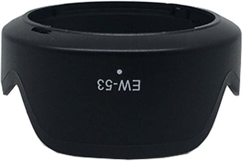 EW-53 Lens Hood لـ Canon RF-S 18-45mm F4.5-6.3 هو STM على إكسسوارات الكاميرا EOS R50 R100 R10 ، EW53 TULIP FLOWER 49MM HOOD in Saudi Arabia