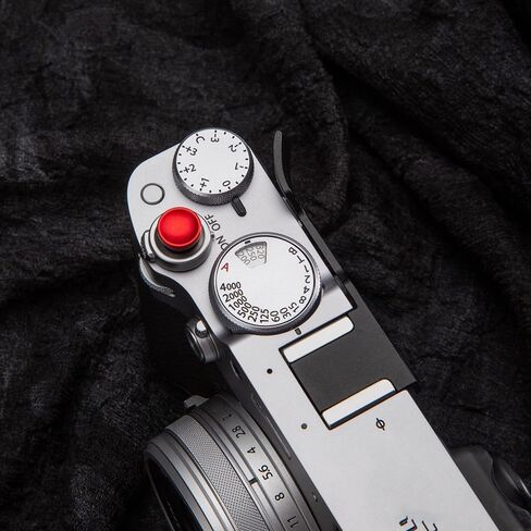 Thumb Grip with Hot Shoe Cover for Fujifilm X100V/X100VI Metal Camera Hot Shoe Thumb Hand Grip Accessories (Black-Set) in Saudi Arabia