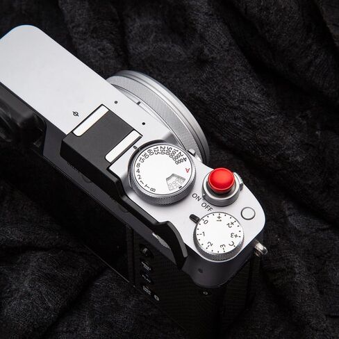 Thumb Grip with Hot Shoe Cover for Fujifilm X100V/X100VI Metal Camera Hot Shoe Thumb Hand Grip Accessories (Black-Set) in Saudi Arabia
