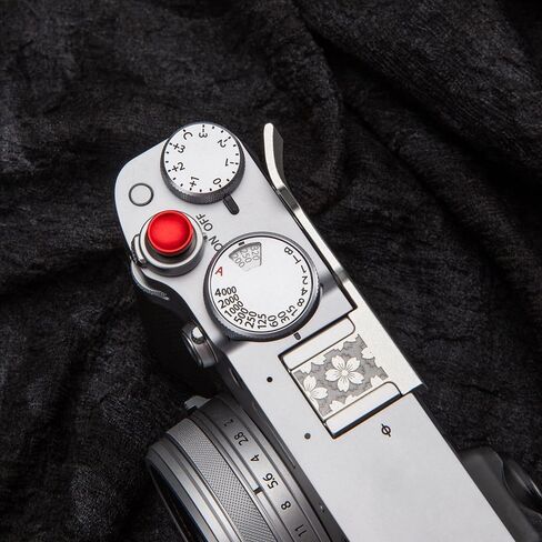 Metal Thumb Grip with Hot Shoe Cover for Fujifilm X100V/X100VI Camera Hot Shoe Thumb Hand Grip (Flowers) in Saudi Arabia