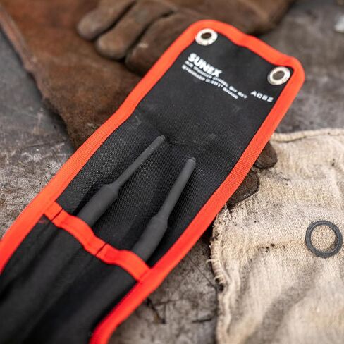 SUNEX TOOLS ACS2 Air Hammer Chisel Hinge Pin Driver Set in Portable Tool Roll, 2-Piece in Saudi Arabia