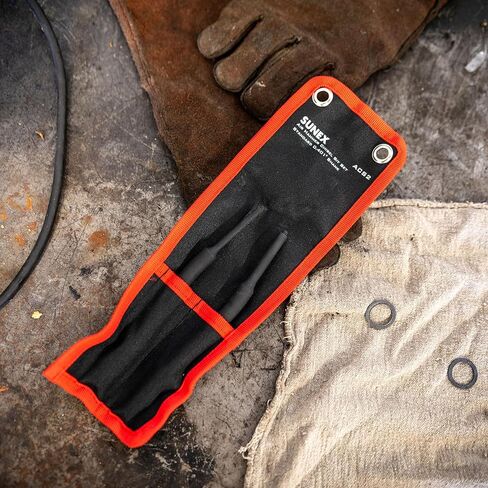SUNEX TOOLS ACS2 Air Hammer Chisel Hinge Pin Driver Set in Portable Tool Roll, 2-Piece in Saudi Arabia