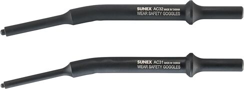 SUNEX TOOLS ACS2 Air Hammer Chisel Hinge Pin Driver Set in Portable Tool Roll, 2-Piece in Saudi Arabia
