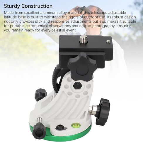 Denash Telescope Mount, Equatorial Wedge Instrument Latitude Base for Skywatcher Telescope Accessory, 90° Adjustable Angle in Saudi Arabia