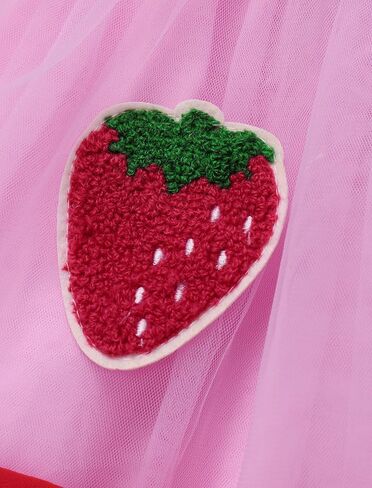 Idopip Toddler Baby Girls Birthdy Dress Strawberry Cow Bee Cake Smash Party Bowknot Tutu Dress مع ملابس عصابة الرأس in Kuwait