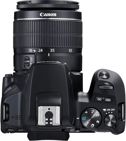 Canon EOS 250D / Rebel SL3 Digital SLR Camera Body w/Canon EF-S 18-55mm f/3.5-5.6 Lens 3 Lens DSLR Kit + Sunshine Advanced Accessories Bundle - (International Model) (Renewed) in Saudi Arabia
