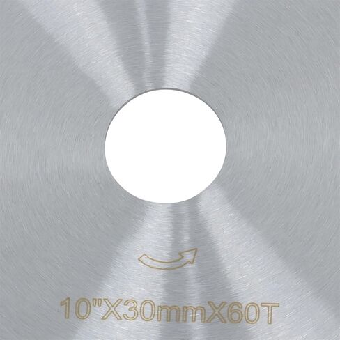WFLNHB Alloy Woodworking Saw Blade 10 Inch 60 Tooth Circular Saw Blade with 30mm Arbor Hole Fit for Wood, Plywood Smooth Cutting in Saudi Arabia