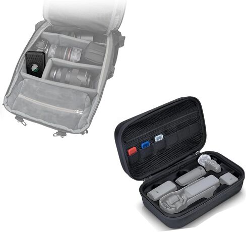 Desiccant Dehumidifier + Pocket 3 Case: Reusable Portable Moisture Humidity Absorber Color Indicating Silica Gel Beads for Gun Safe Camera with Hard Shell OSMO Pocket 3 Case, Portable EVA Protect Bag in Saudi Arabia