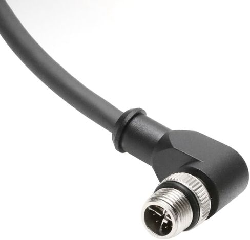 كابلات ألفين M12 X Code 8 موضع إلى كابل إيثرنت RJ45 لـ Cognex in Sight 8200 8400 Series سلك محمي للكاميرا الصناعية IP67 مقاوم للماء 6.5 قدم/2 متر in Kuwait
