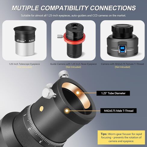 Alstar 70mm Compact Deluxe Finder & Guidescope - Bundle with - Universal Dovetail Base & Finder Scope Holder in Saudi Arabia