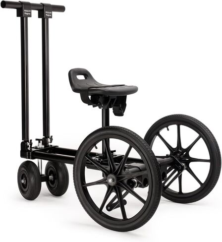 Proaim Magnus camera camera rickshaw لـ Gimbal ، Arm & Handheld. راحة القدم القابلة للتعديل ، مقعد ، مسافة العجلة وشريط الدفع/السحب. يقدم لقطات تتبع سلسة ، حمولة حمولة 330 رطل + طيران in Saudi Arabia