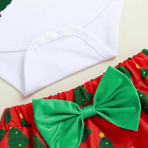 Half Birthday Outfit Baby Girl Romper Ruffle Bloomer Shorts Headband Set 1/2 Birthday Outfit Strawberry Clothes in Saudi Arabia