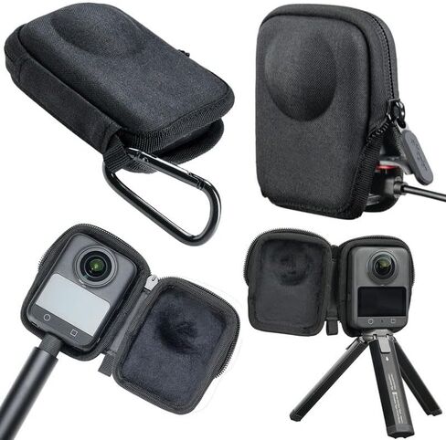 حقيبة تخزين لـ DJI Osmo 360 Camera Case Protection Case خفيفة الوزن مقاومة للخدش سهلة الحمل تصميم نصف مفتوح متوافق مع عصي شخصية أو ترايبود in Kuwait