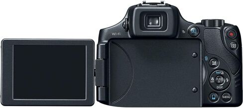 Canon PowerShot SX60 16.1MP الكاميرا الرقمية 65x عدسة تكبير البصرية 3 بوصة شاشة LCD (أسود) (متجددة) in Kuwait