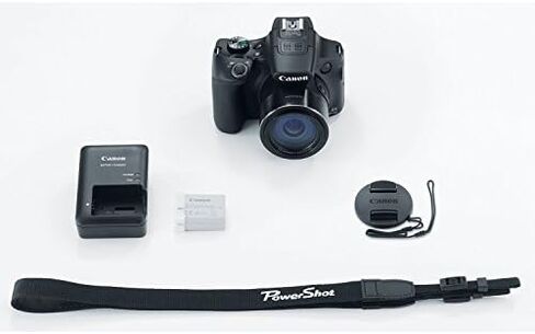 Canon PowerShot SX60 16.1MP الكاميرا الرقمية 65x عدسة تكبير البصرية 3 بوصة شاشة LCD (أسود) (متجددة) in Kuwait