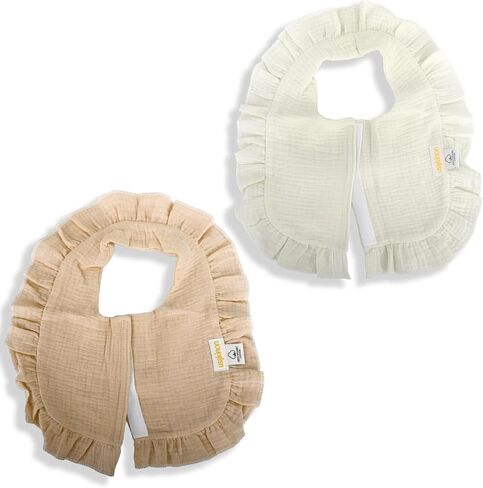 100% Organic Muslin Cotton Baby Bibs 2 Pack in Saudi Arabia