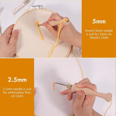 Pllieay Punch Needle, Wooden Punch Needle Tool for Punch Needle in Saudi Arabia