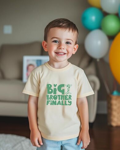 Big Brother T Shirt Gift For Toddler Boys ترقيت إلى T-Big Brother T-Shirt Best Big Bro Tees Short Sleeve 2T-8Y in Saudi Arabia