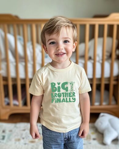 Big Brother T Shirt Gift For Toddler Boys ترقيت إلى T-Big Brother T-Shirt Best Big Bro Tees Short Sleeve 2T-8Y in Saudi Arabia